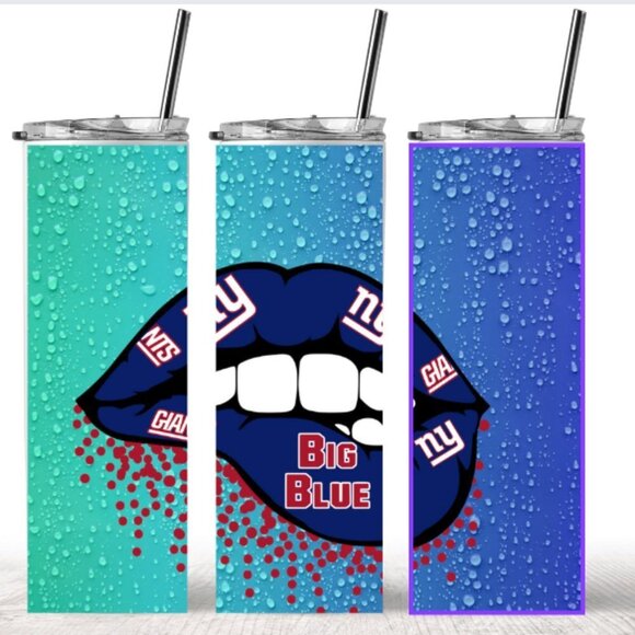 ๐ New York Giants 20oz Tumblers-Crafted by a New Yorker, for a New Yorker! ๐ - Picture 1 of 2